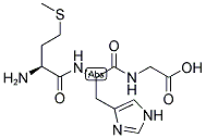 H-MET-HIS-GLY-OH Struktur