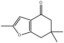 2,6,6-TRIMETHYL-6,7-DIHYDRO-1-BENZOFURAN-4(5H)-ONE Struktur