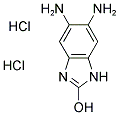 5,6-DIAMINO-2-HYDROXYBENZIMIDAZOLE, DIHYDROCHLORIDE Struktur