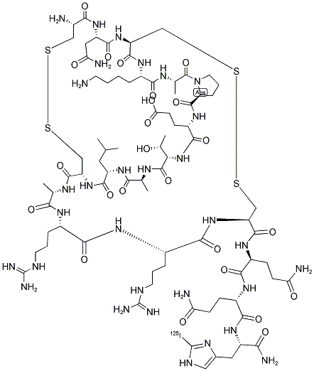 APAMIN, [125I]-HIS18-NH2 Struktur