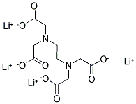 ETHYLENEDIAMINETETRAACETIC ACID TETRALITHIUM SALT Struktur