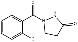 1-(2-CHLOROBENZOYL)TETRAHYDRO-3H-PYRAZOL-3-ONE Struktur