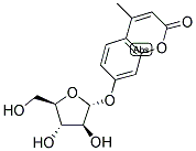 4-METHYLUMBELLIFERYL-ALPHA-D-ARABINOPYRANOSIDE Struktur