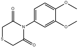 4-(3,4-DIMETHOXYPHENYL)-3,5-THIOMORPHOLINEDIONE Struktur