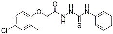 2-(4-CHLORO-2-METHYLPHENOXY)-N-(((PHENYLAMINO)THIOXOMETHYL)AMINO)ETHANAMIDE Struktur