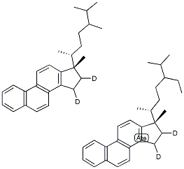 D2 C27/C28 TRIAROMATIC STERANE Struktur