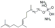 TRANS, TRANS FARNESYL MONOPHOSPHATE DIAMMONIUM SALT, [1,2-14C] Struktur