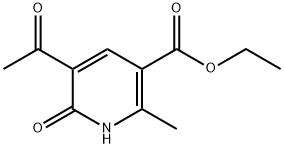 5-ACETYL-6-HYDROXY-2-METHYL-NICOTINIC ACID ETHYL ESTER Struktur