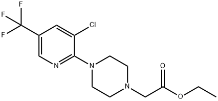 ETHYL 2-(4-[3-CHLORO-5-(TRIFLUOROMETHYL)-2-PYRIDINYL]PIPERAZINO)ACETATE price.