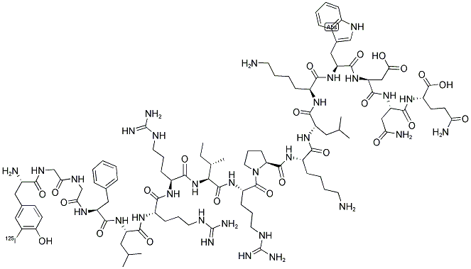 ([125I]-TYR)-DYNORPHIN A Struktur