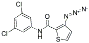 N2-(3,5-DICHLOROPHENYL)-3-AZIDOTHIOPHENE-2-CARBOXAMIDE Struktur