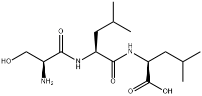 H-SER-LEU-LEU-OH Structure