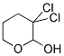 3,3-DICHLORO-2-HYDROXYTETRAHYDROPYRAN Struktur