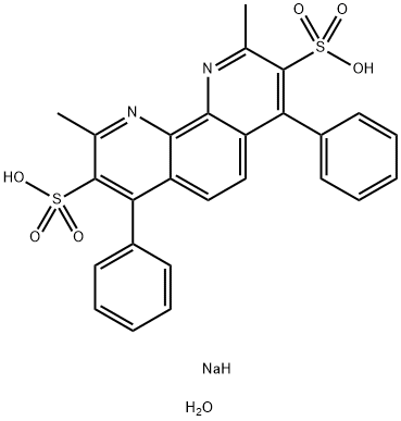 Bathocuproinedisulfonic acid disodiuM salt hydrate Struktur