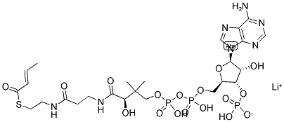 (C4:1) COENZYME A LITHIUM SALT Struktur