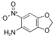 6-NITRO-1,3-BENZODIOXOL-5-AMINE Struktur