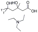 MEVALONIC ACID TRIETHYLAMMONIUM SALT, RS-, [5-3H] Struktur