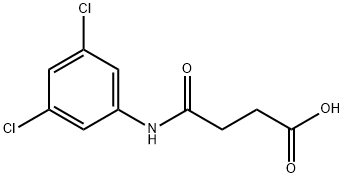 4-(3,5-DICHLOROANILINO)-4-OXOBUTANOIC ACID Struktur