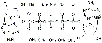 P1,P5-DI(ADENOSINE-5') PENTAPHOSPHATE PENTASODIUM SALT Struktur