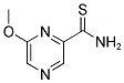 6-METHOXY-2-PYRAZINECARBOTHIOAMIDE Struktur