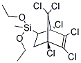 1,2,3,4,7,7-HEXACHLORO-6-METHYLDIETHOXYSILYL-2-NORBORNENE Struktur