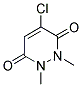 4-CHLORO-1,2-DIMETHYL-1,2-DIHYDROPYRIDAZINE-3,6-DIONE Struktur