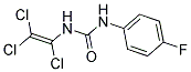 N-(4-FLUOROPHENYL)-N'-(1,2,2-TRICHLOROVINYL)UREA Struktur