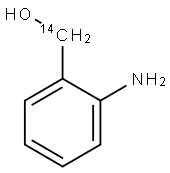 2-AMINO-BENZYL ALCOHOL-2, [1-14C] Struktur