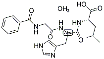 BENZOYL-GLY-L-HIS-LEU MONOHYDRATE Struktur