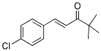 1-(4-CHLOROPHENYL)-4,4-DIMETHYLPENT-1-EN-3-ONE Struktur