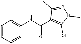 5-HYDROXY-1,3-DIMETHYL-1H-PYRAZOLE-4-CARBOXYLIC ACID PHENYLAMIDE Struktur