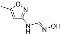 N'-HYDROXY-N-(5-METHYLISOXAZOL-3-YL)IMINOFORMAMIDE Struktur