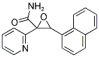 3-(1-NAPHTHYL)-2-(2-PYRIDYL)OXIRANE-2-CARBOXAMIDE Struktur