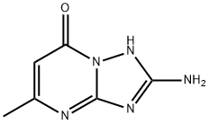 2-AMINO-5-METHYL-4H-[1,2,4]TRIAZOLO[1,5-A]PYRIMIDIN-7-ONE Struktur