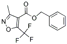 BENZYL 3-METHYL-5-(TRIFLUOROMETHYL)ISOXAZOLE-4-CARBOXYLATE Struktur