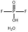 DIFLUOROPHOSPHORIC ACID HEMIHYDRATE Struktur