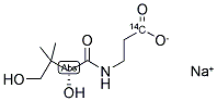 PANTOTHENIC ACID, SODIUM SALT, D-[1-14C] Struktur