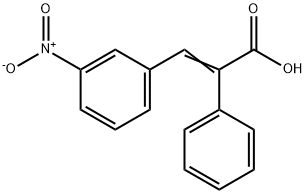 3-(3-NITROPHENYL)-2-PHENYLACRYLIC ACID Struktur