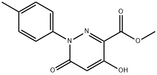 METHYL 4-HYDROXY-1-(4-METHYLPHENYL)-6-OXO-1,6-DIHYDRO-3-PYRIDAZINECARBOXYLATE Struktur