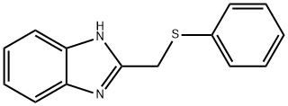 1H-1,3-BENZIMIDAZOL-2-YLMETHYL PHENYL SULFIDE Struktur