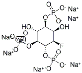 D-MYO-INOSITOL 1,4,5-TRISPHOSPHATE, 3-DEOXY-3-FLUORO-, HEXASODIUM SALT Struktur