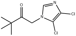 1-(4,5-DICHLOROIMIDAZOLYL)-3,3-DIMETHYLBUTAN-2-ONE Struktur