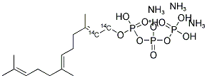 TRANS, TRANS FARNESYL TRIPHOSPHATE, TRIAMMONIUM SALT, [1,2-14C] Struktur