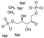 D-RIBULOSE 1,5-DIPHOSPHATE TETRASODIUMSALT DIHYDRATE Struktur