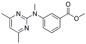 N-(4,6-DIMETHYLPYRIMIDIN-2-YL)-N-METHYL-3-AMINOBENZOIC ACID, METHYL ESTER Struktur