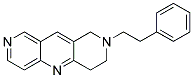 2-(PHENYLETHYL)-1,2,3,4-TETRAHYDRO-PYRIDO[4,3-B][1,6]NAPHTHYRIDINE Struktur