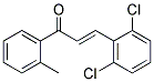 3-(2,6-DICHLOROPHENYL)-1-(2-METHYLPHENYL)PROP-2-EN-1-ONE Struktur