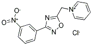 1-([3-(3-NITROPHENYL)-1,2,4-OXADIAZOL-5-YL]METHYL)PYRIDINIUM CHLORIDE Struktur