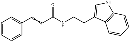 N-(2-INDOL-3-YLETHYL)-3-PHENYLPROP-2-ENAMIDE Structure