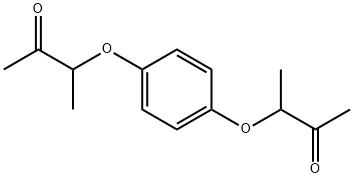 3-[4-(1-METHYL-2-OXOPROPOXY)PHENOXY]-2-BUTANONE Struktur